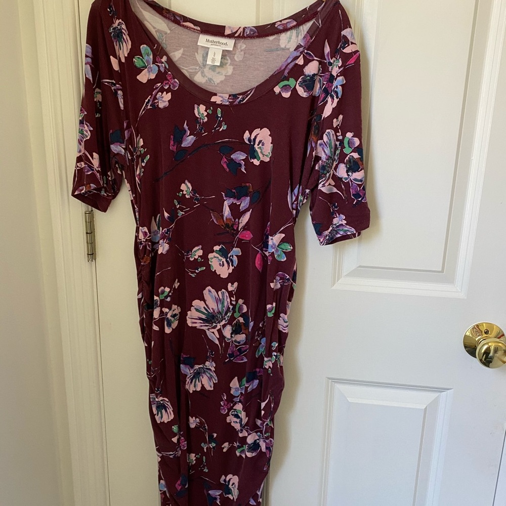 NEW Rouched Dress from Motherhood Maternity